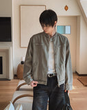 Fade Vintage Denim Biker Jacket