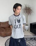 Lean Cat Ringer T-shirt