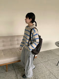 Gels ribbon banding wide pants