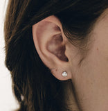 Essence Lab Diamond 14K(W) 0.3ct Solitaire Earrings