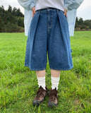 Shataka Carpenter Half Denim Pants