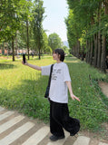 [unisex] Hymen Lettering Over Short Sleeve Tee
