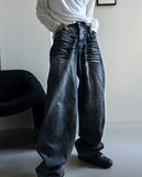 Mud Washing Denim Pants
