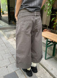 Giovanni Roll-up Cotton Bermuda Pants