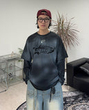 Tecker Dirty Washing Layered T-Shirt