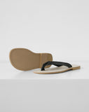 Toffee Leather Flip Flops