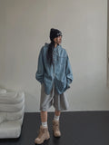 Ordi Snap Over Hood Shirt