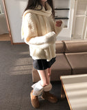 Double Buckle Fur Fold Sheepskin Boots