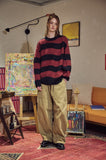 Wave Brush Stripe Sweater