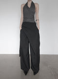 Blend Wrap Skirt Pants