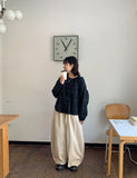Chuo Stitch Platform Sole Loafers