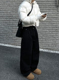 Winter Pintuck Cotton Pants