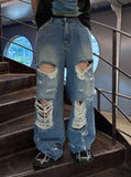 Bet Vintage Wide Denim Jeans