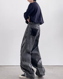 Saint Black Curve Wide Denim