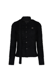 LOGO FUR CARDIGAN