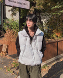 Lowsy Wave Zipper Padded Vest