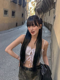 Pony Ribbon Lace Top