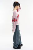 Owon cat sand wide denim pants