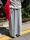 Verdin Cutout Banding Long Skirt