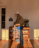 Moira Heavy Pile Denim Pants