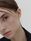Essence Silver (W) Moissanite Floria Earrings