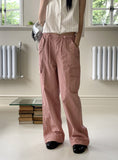 Tera Pink Two-Way Jogger Wide Cargo Pants