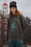 Soda Bear Raglan Pigment Sweatshirt