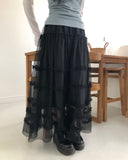 Ramu Tiered Long Skirt