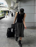 Pigment Silver Charcoal Bermuda Training Pants