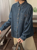 Delotte Denim Long Sleeve Shirt