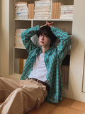 Ruins check overshirt