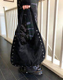 Eo Stud Suede Shoulder Bag
