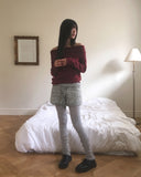 Newha Cable Shirring Leg Warmer Socks