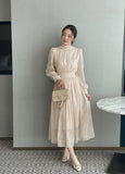 Etpee Chiffon Shirred Tie One Piece