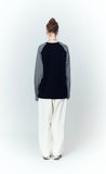 Bare Chain Stripe Raglan Long Sleeve