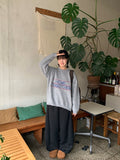 Deteam Banding Flower Quilted Balloon Pants