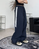S Nylon Patch Color Matching Pants