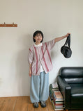 Almos Summer Denim Balloon Wide Pants