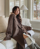 [wool 100%] LENIER handmade double coat