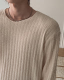 Muron Boucle Round Long Sleeve Knit