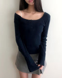 Aest U-neck Burton Ribbed T-shirt