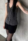 Pinstriped Halter Shirt