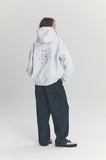 Lucky Step Embroidered Hoodie