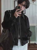 Dying crack two-way jacket
