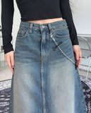 Ruchen ribbon ball chain belt
