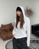 Charis Henley Neck Hooded Knit