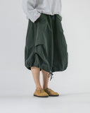 [AG.W] Front Zip Fishtail Balloon Skirt