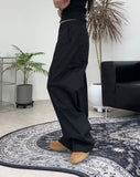 Clown Patch Cotton Wide Work Pants