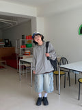 Lilbet denim cargo bermuda pants