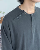 TL Double Henley Neck Warmer Tee